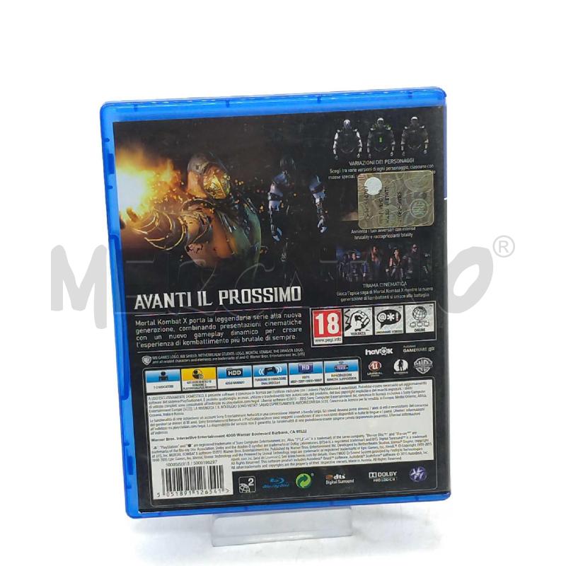 VIDEO GIOCO SONY PS4 MORTAL KOMBAT X | Mercatino dell'Usato Moncalieri bengasi 2