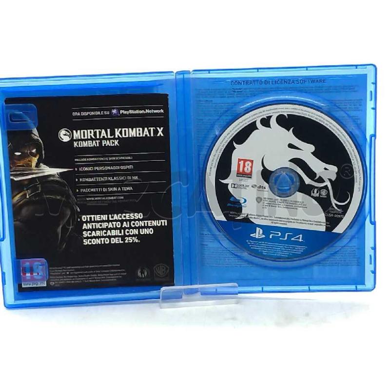 VIDEO GIOCO SONY PS4 MORTAL KOMBAT X | Mercatino dell'Usato Moncalieri bengasi 3