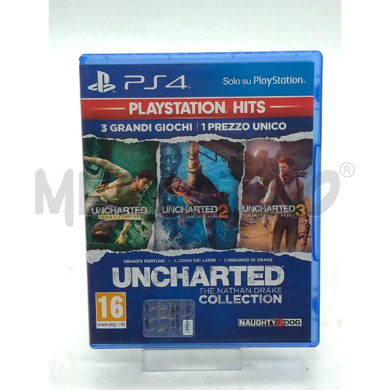 VIDEO GIOCO SONY PS4 UNCHARTED THE NATHAN DRAKE COLLECTION | Mercatino dell'Usato Moncalieri bengasi 1