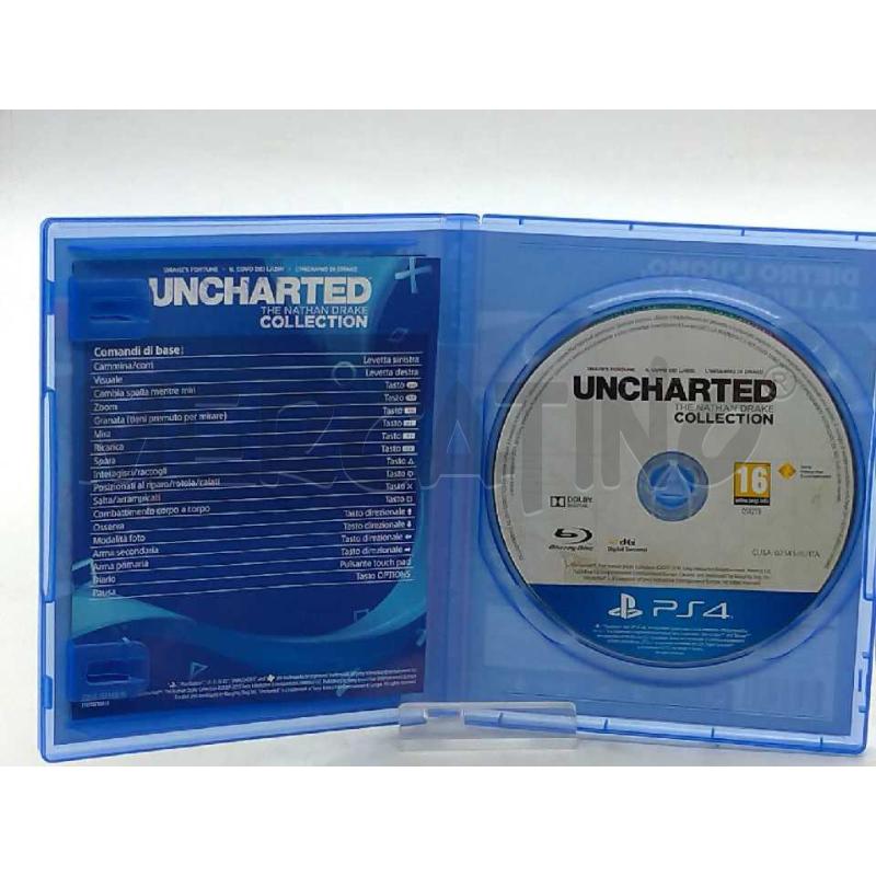 VIDEO GIOCO SONY PS4 UNCHARTED THE NATHAN DRAKE COLLECTION | Mercatino dell'Usato Moncalieri bengasi 3