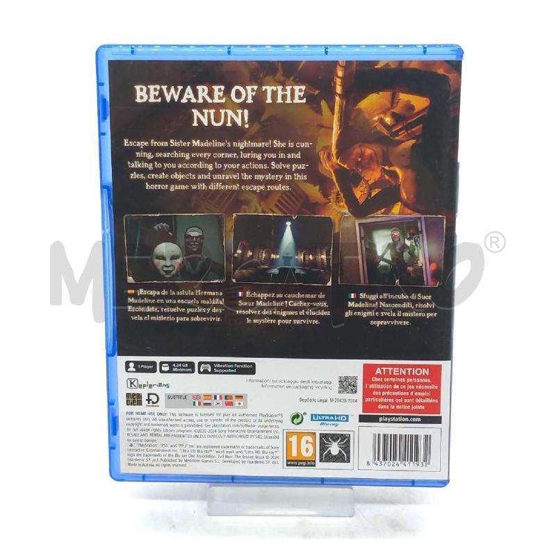 VIDEO GIOCO SONY PS5 EVIL NUN THE BROKEN MASK | Mercatino dell'Usato Moncalieri bengasi 2