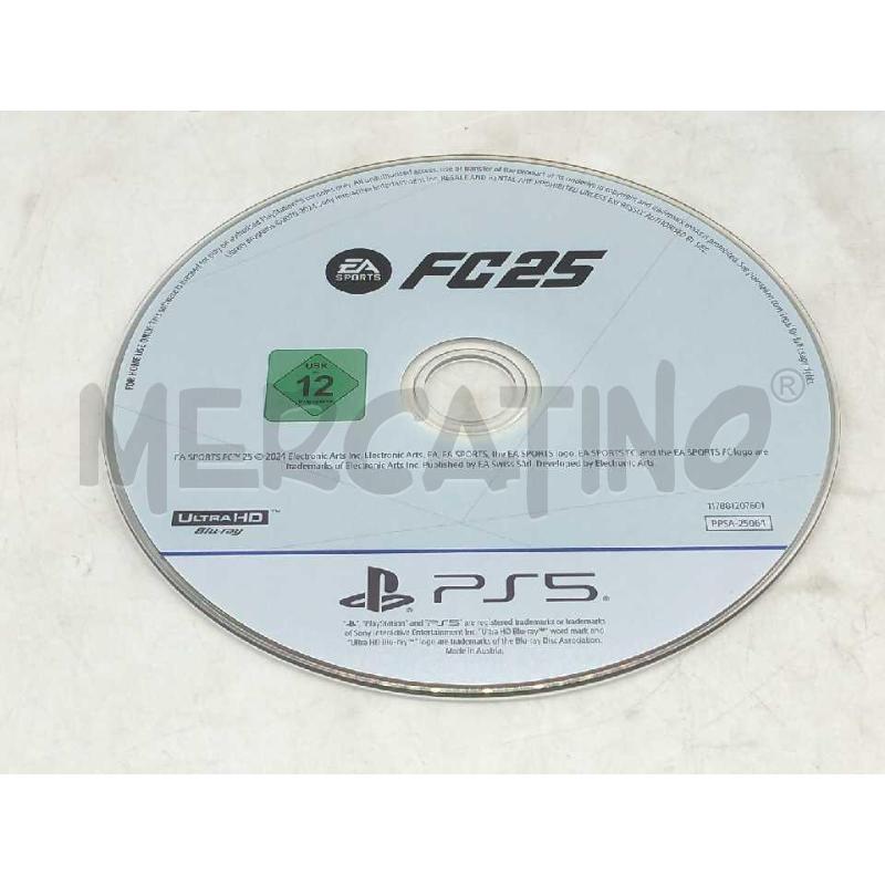 VIDEO GIOCO SONY PS5 FC25 | Mercatino dell'Usato Moncalieri bengasi 4