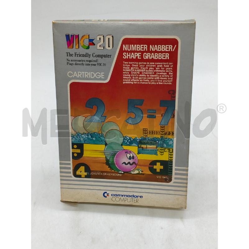 VIDEO GIOCO VIC 20 CARTDRIDGE NUMBER NABBER SHAPE GRABBER | Mercatino dell'Usato Moncalieri bengasi 1