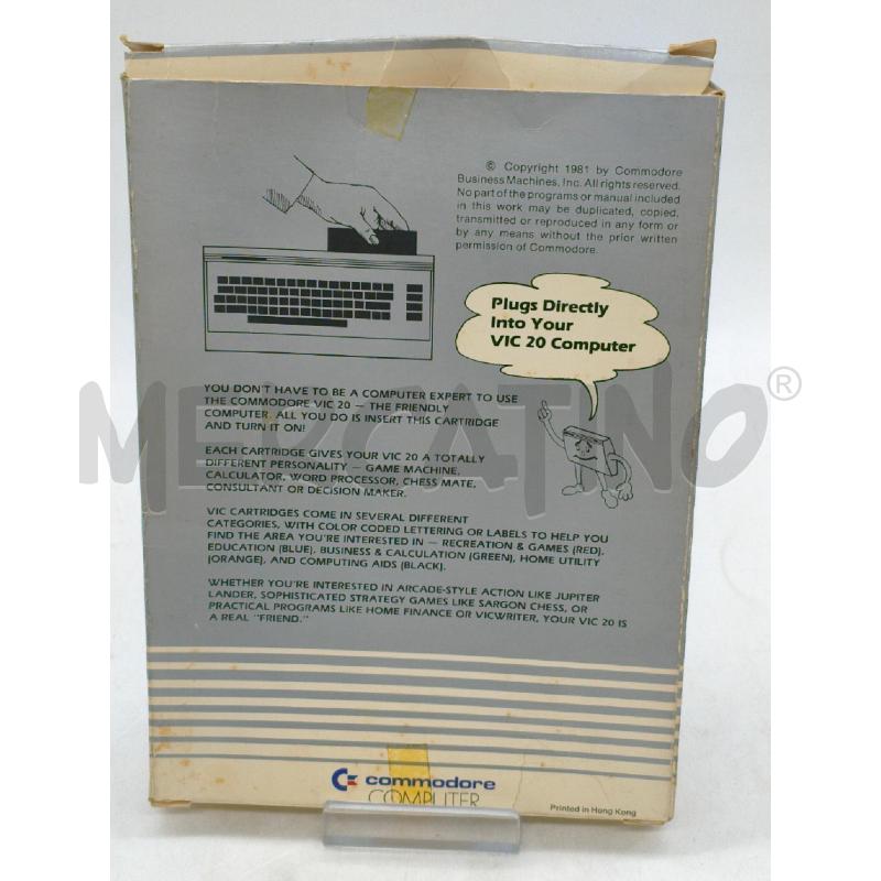 VIDEO GIOCO VIC 20 CARTRIDGE DRAW POKER  | Mercatino dell'Usato Moncalieri bengasi 2