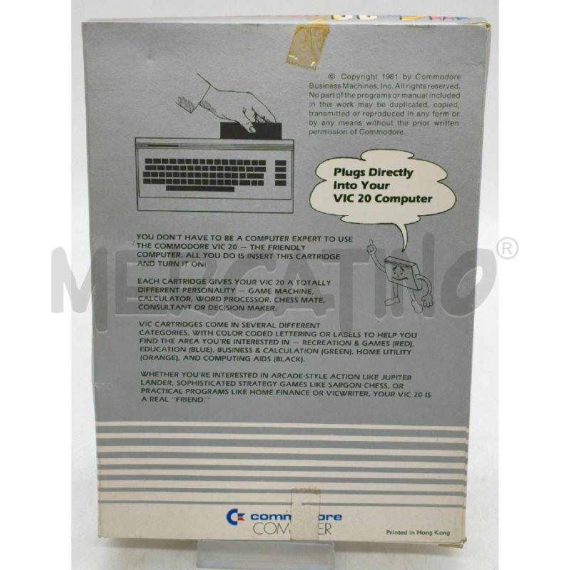 VIDEO GIOCO VIC 20 CARTRIDGE HOME BABYSITTER | Mercatino dell'Usato Moncalieri bengasi 2