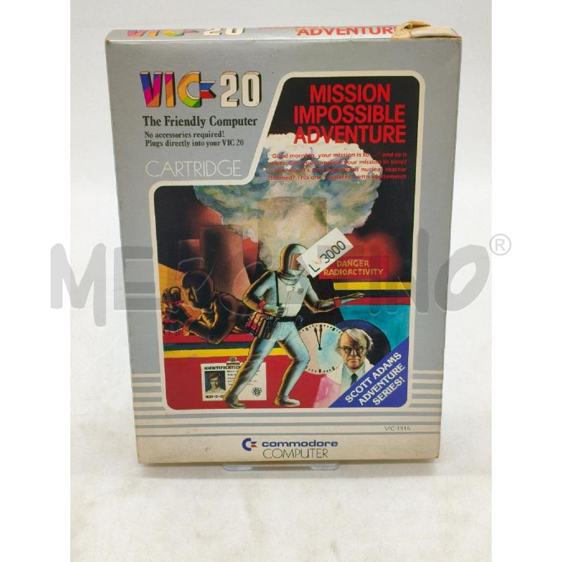 VIDEO GIOCO VIC 20 CARTRIDGE MISSION IMPOSSIBLE ADVENTURE | Mercatino dell'Usato Moncalieri bengasi 1