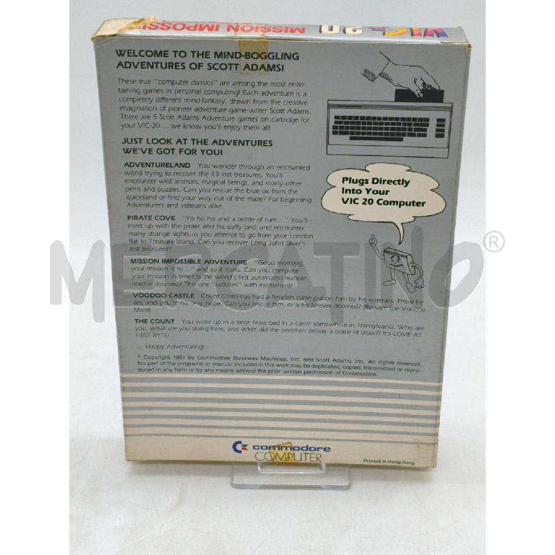 VIDEO GIOCO VIC 20 CARTRIDGE MISSION IMPOSSIBLE ADVENTURE | Mercatino dell'Usato Moncalieri bengasi 2