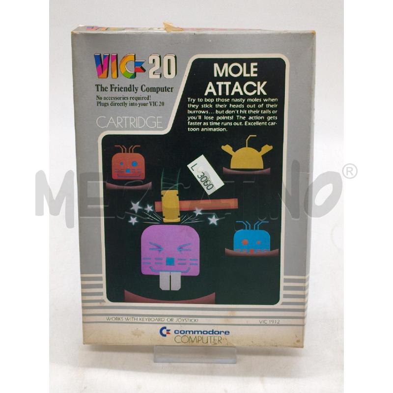 VIDEO GIOCO VIC 20 CARTRIDGE MOLE ATTACK | Mercatino dell'Usato Moncalieri bengasi 1