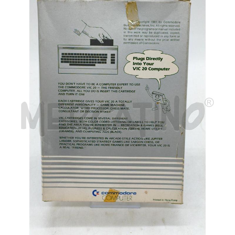 VIDEO GIOCO VIC 20 CARTRIDGE MOLE ATTACK | Mercatino dell'Usato Moncalieri bengasi 2