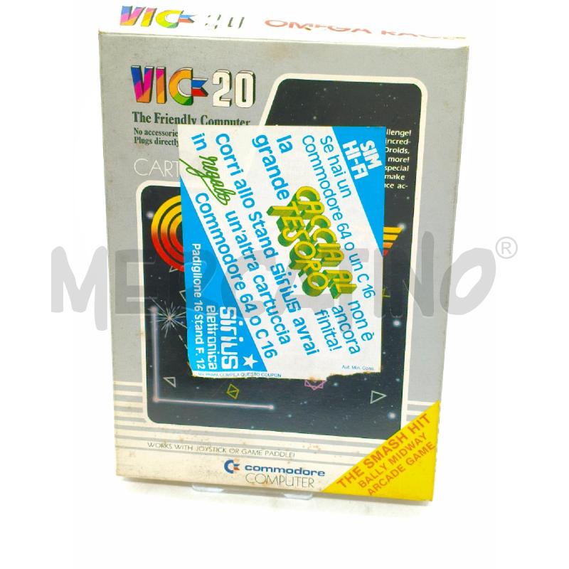 VIDEO GIOCO VIC 20 CARTRIDGE OMEGA RACE  | Mercatino dell'Usato Moncalieri bengasi 1