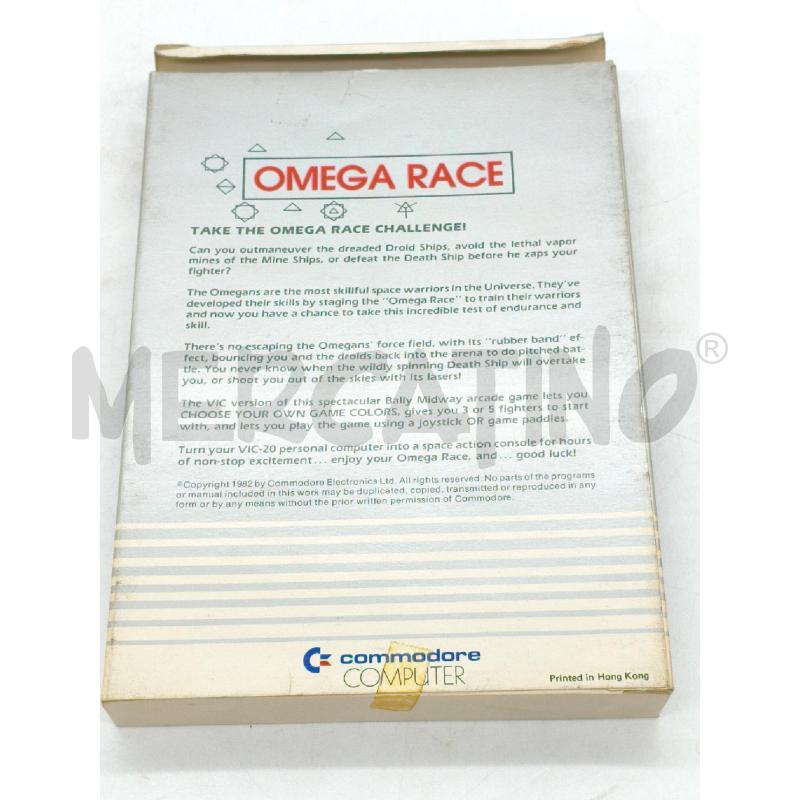 VIDEO GIOCO VIC 20 CARTRIDGE OMEGA RACE  | Mercatino dell'Usato Moncalieri bengasi 2