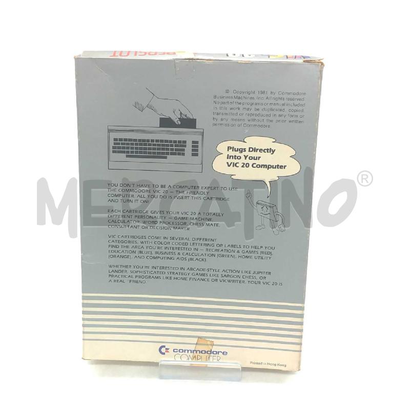 VIDEO GIOCO VIC 20 CARTRIDGE SUPERSLOT | Mercatino dell'Usato Moncalieri bengasi 2
