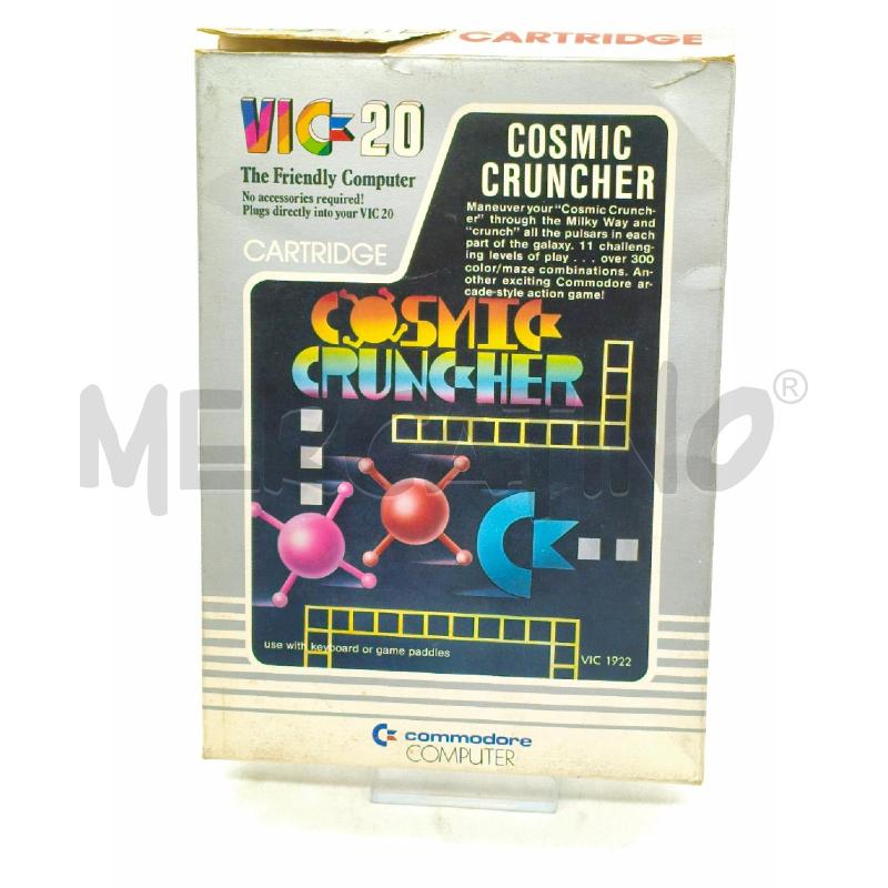 VIDEO GIOCO VIC 20 COSMIC CRUNCHER CARTRIDGE | Mercatino dell'Usato Moncalieri bengasi 1