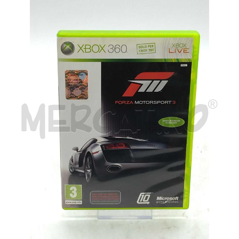 VIDEO GIOCO XBOX 360 FORZA MOTORSPORT 3  | Mercatino dell'Usato Moncalieri bengasi 1