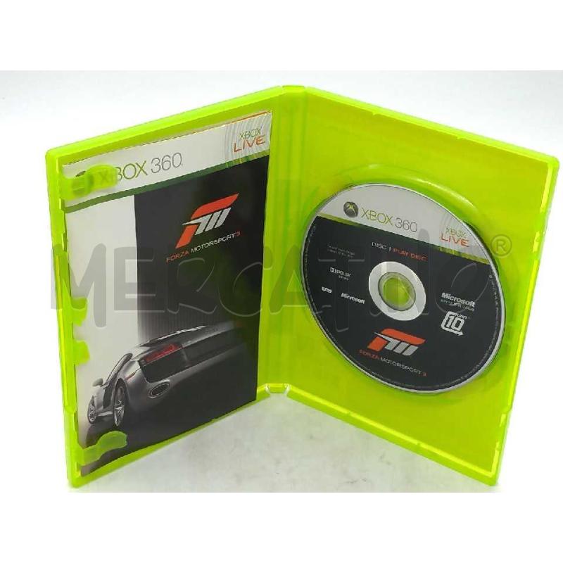 VIDEO GIOCO XBOX 360 FORZA MOTORSPORT 3  | Mercatino dell'Usato Moncalieri bengasi 3