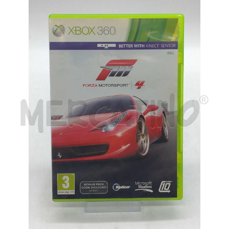 VIDEO GIOCO XBOX 360 FORZA MOTOR SPORT 4 | Mercatino dell'Usato Moncalieri bengasi 1