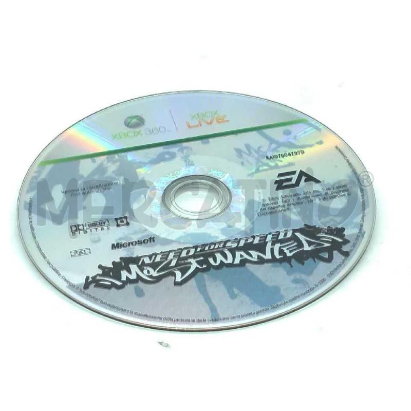 VIDEO GIOCO XBOX 360 NEED FOR SPEED MOSTWANTED | Mercatino dell'Usato Moncalieri bengasi 5