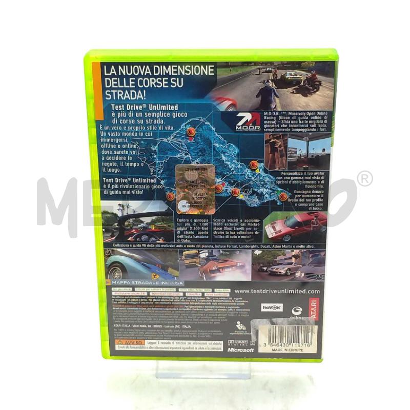 VIDEO GIOCO XBOX 360 TEST DRIVE UNLIMITED | Mercatino dell'Usato Moncalieri bengasi 2