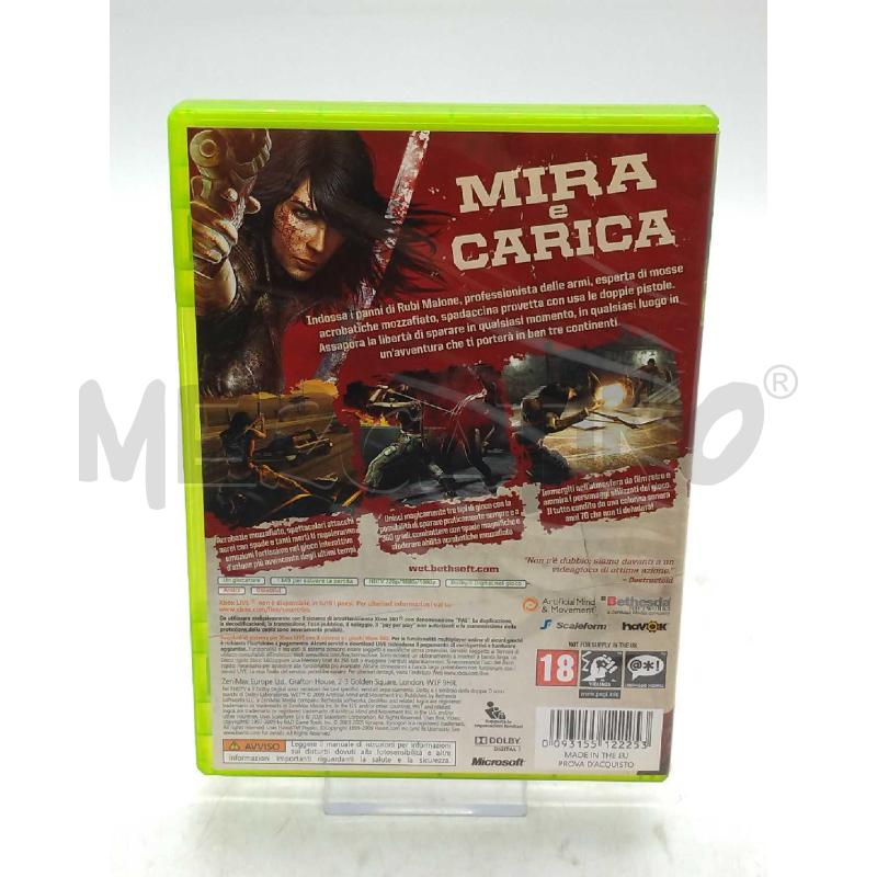 VIDEO GIOCO XBOX 360 WET | Mercatino dell'Usato Moncalieri bengasi 2