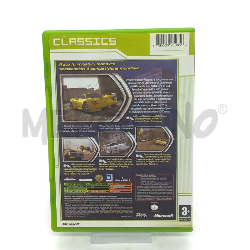 VIDEO GIOCO XBOX CLASSICS PGR PROJECT GOTHAM RACING 2 | Mercatino dell'Usato Moncalieri bengasi 2