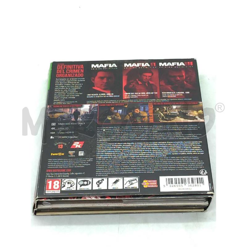 VIDEO GIOCO XBOX ONE MAFIA TRILOGY  | Mercatino dell'Usato Moncalieri bengasi 2