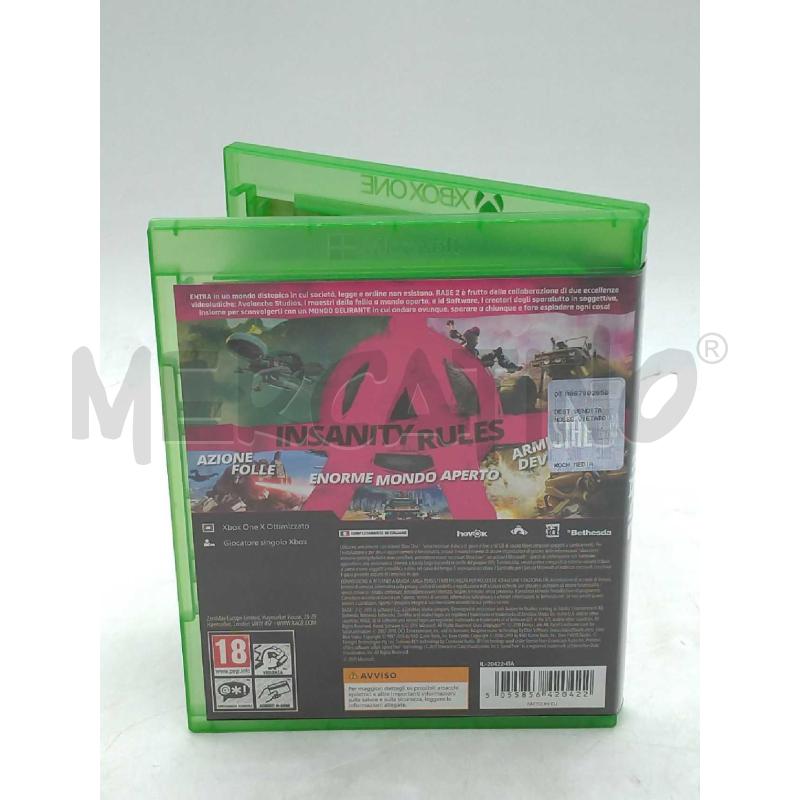 VIDEO GIOCO XBOX ONE RAGE 2  | Mercatino dell'Usato Moncalieri bengasi 2