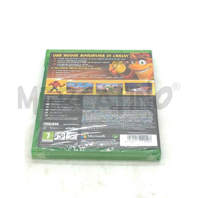 VIDEO GIOCO XBOX ONE SERIES X CRASH TEAM RUMBLE SIGILLATO | Mercatino dell'Usato Moncalieri bengasi 3