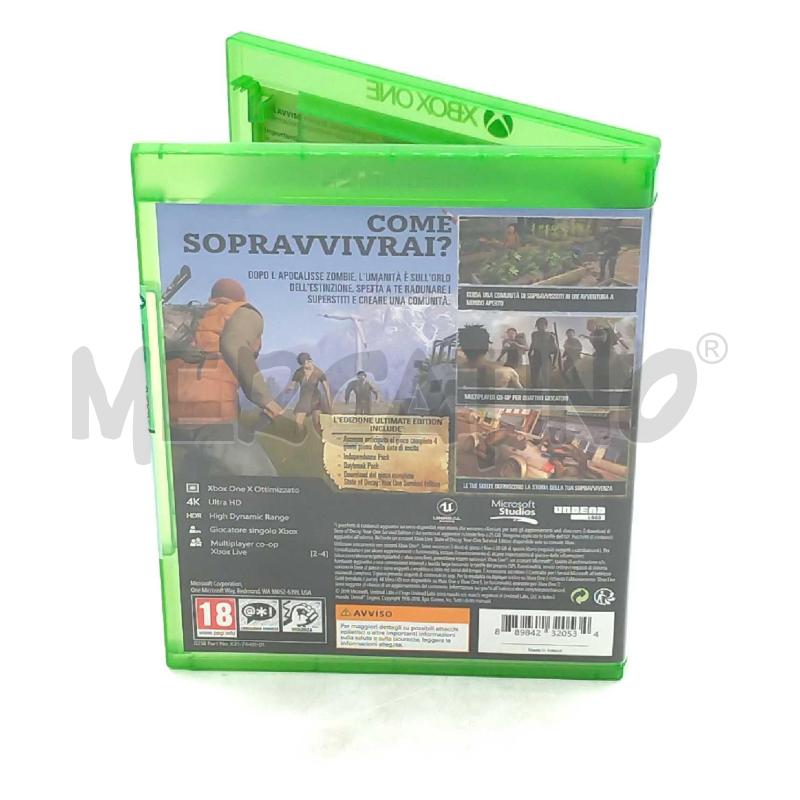 VIDEO GIOCO XBOX ONE STATE OF DECAY 2 ULTIMATE EDITION | Mercatino dell'Usato Moncalieri bengasi 3