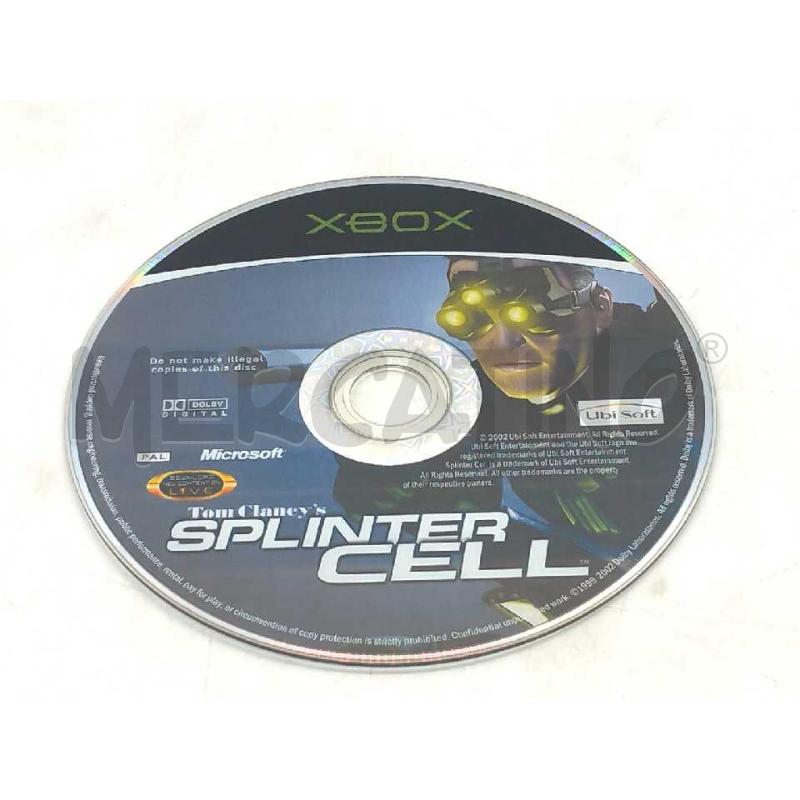 VIDEO GIOCO XBOX  TOM CLANCY'S SPLINTER CELL | Mercatino dell'Usato Moncalieri bengasi 5
