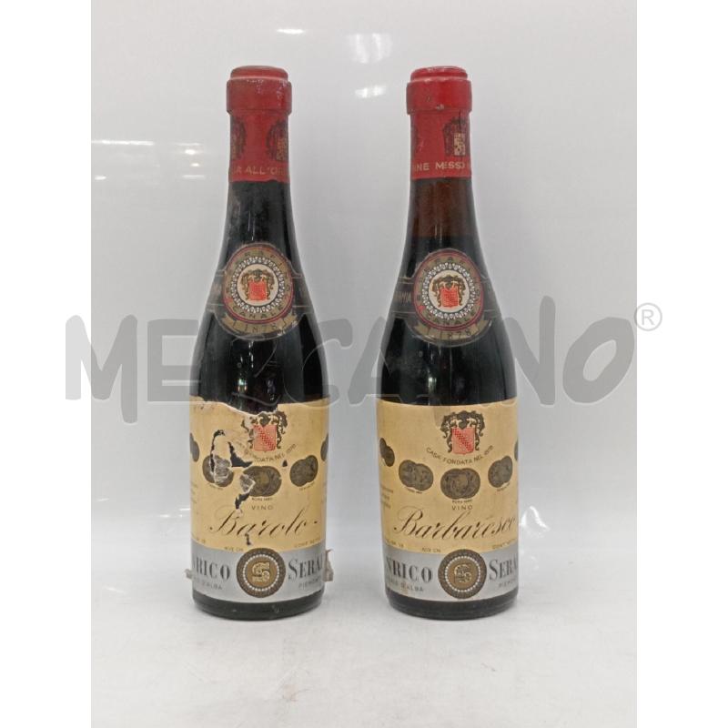 VINI COPPIA BAROLO + BARBARESCO ENRICO SERAFINO 1969 550ML | Mercatino dell'Usato Moncalieri bengasi 1