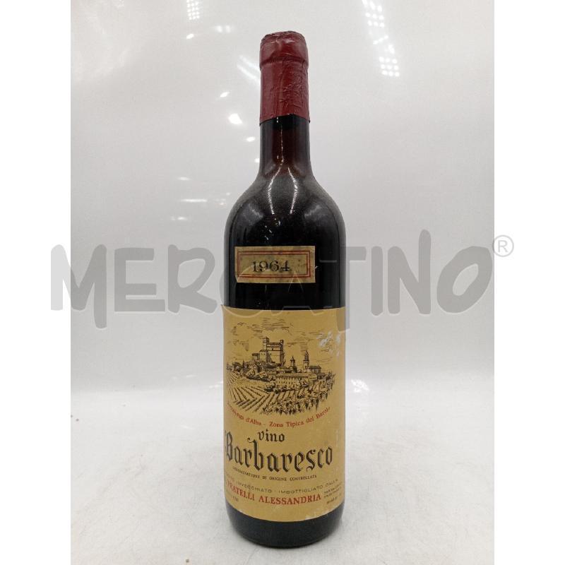 VINO BARBARESCO FRATELLI ALESSANDRIA 1964 | Mercatino dell'Usato Moncalieri bengasi 1