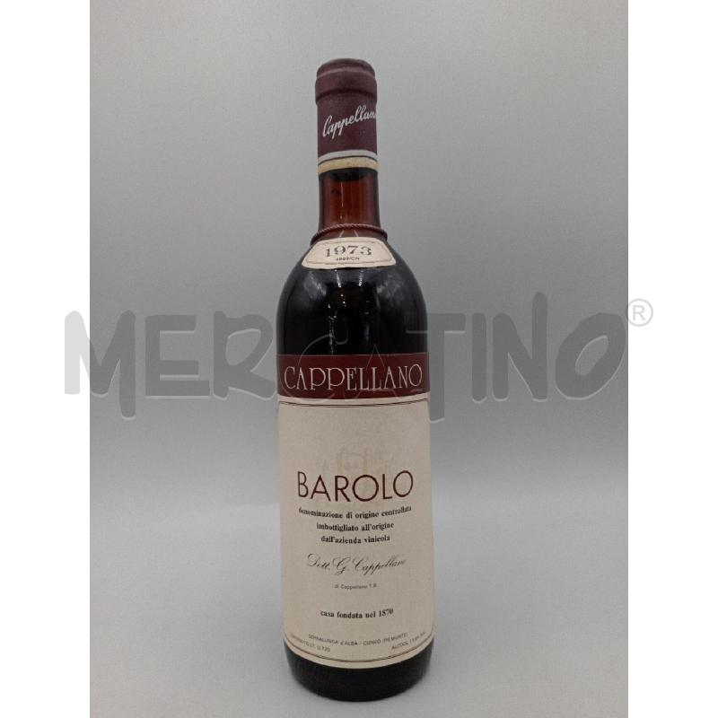 VINO BAROLO CAPPELLAN O 1973 DOCG  | Mercatino dell'Usato Moncalieri bengasi 1