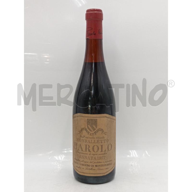 VINO BAROLO CORDERO DI MONTEZEMOLO 1977  | Mercatino dell'Usato Moncalieri bengasi 1
