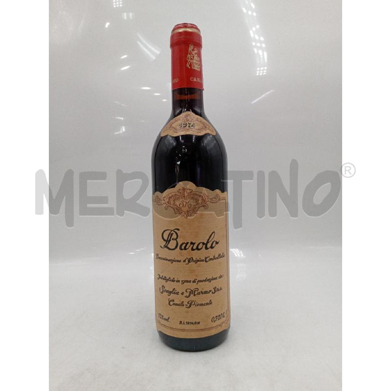 VINO BAROLO DOCG SCAGLIA E MARMO 1974   | Mercatino dell'Usato Moncalieri bengasi 1