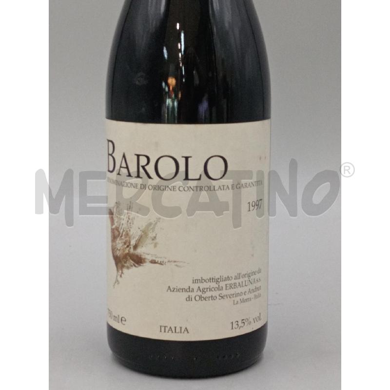 VINO BAROLO ERBALUNA 1997  | Mercatino dell'Usato Moncalieri bengasi 2