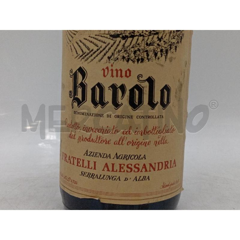 VINO BAROLO FRATELLI ALESSANDRIA  | Mercatino dell'Usato Moncalieri bengasi 2