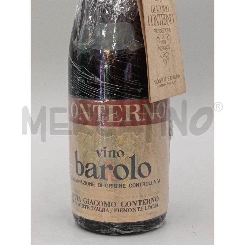 VINO BAROLO GIACOMO CONTERNO 1967 CON ETICHETTA  | Mercatino dell'Usato Moncalieri bengasi 2
