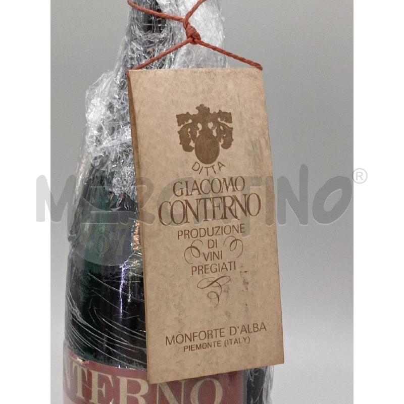 VINO BAROLO GIACOMO CONTERNO 1967 CON ETICHETTA  | Mercatino dell'Usato Moncalieri bengasi 3