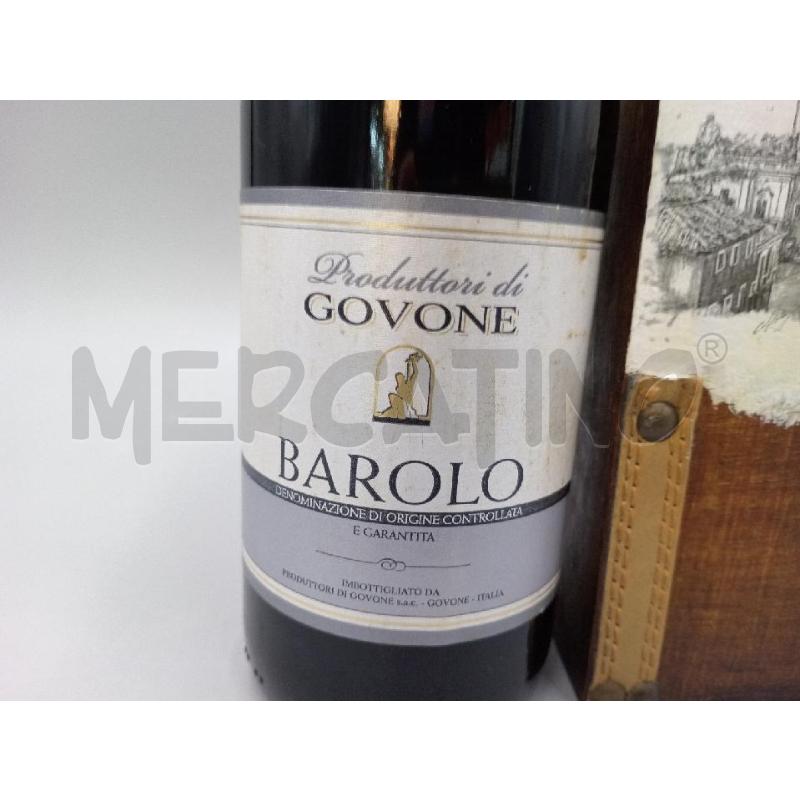 VINO BAROLO GOVONE 2006 CON BOX REGALO LEGNO  | Mercatino dell'Usato Moncalieri bengasi 3