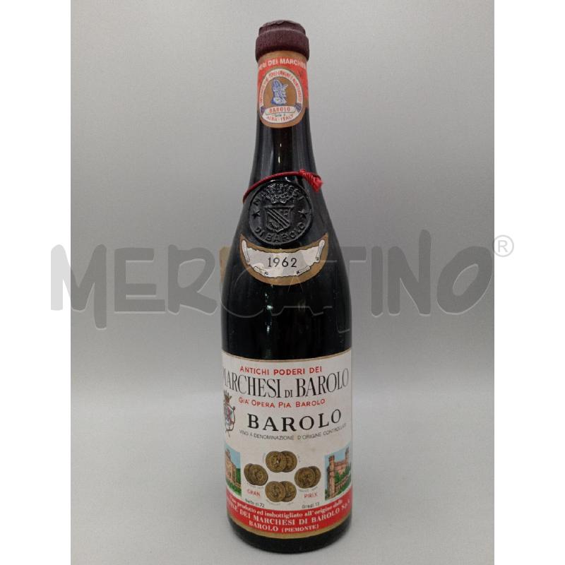 VINO BAROLO MARCHESI 1962 | Mercatino dell'Usato Moncalieri bengasi 1
