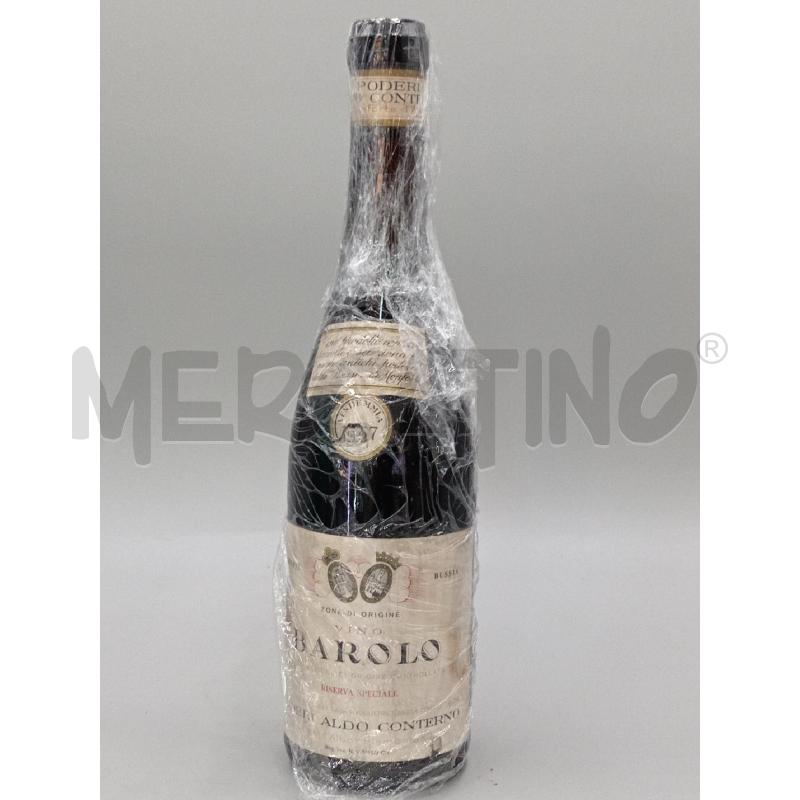 VINO BAROLO RISERVA SPECIALE ALDO CONTERNO 1967? | Mercatino dell'Usato Moncalieri bengasi 1