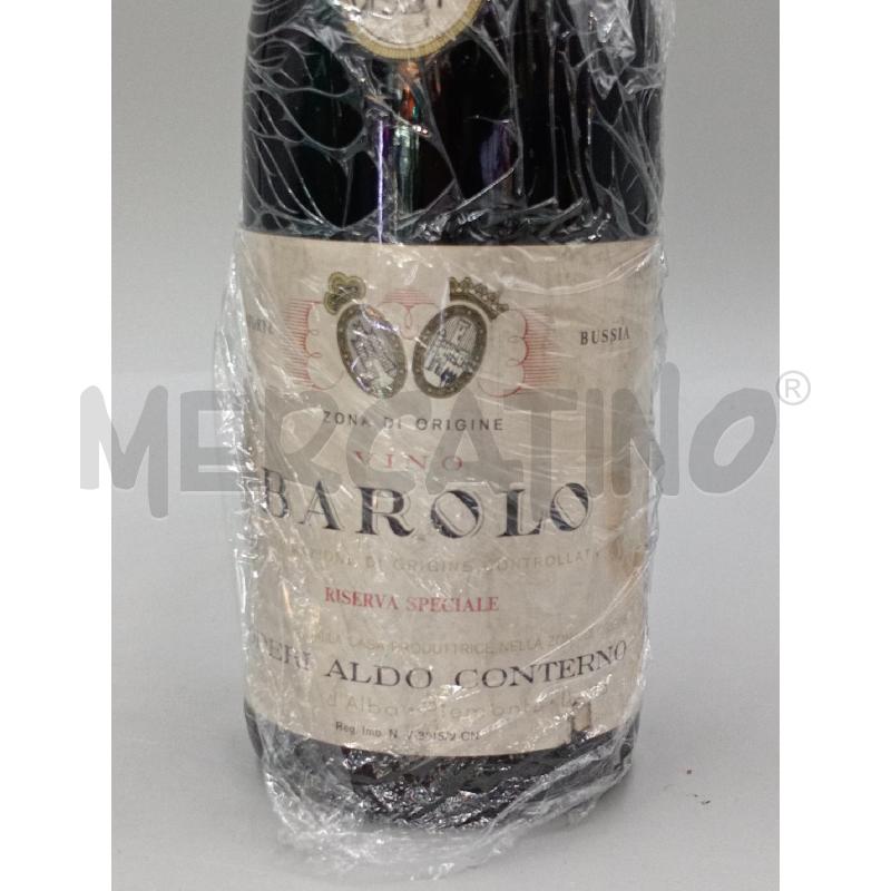 VINO BAROLO RISERVA SPECIALE ALDO CONTERNO 1967? | Mercatino dell'Usato Moncalieri bengasi 2