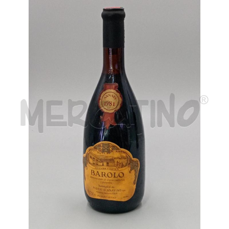 VINO BAROLO SCANAVINO 1981 PRIOCCA | Mercatino dell'Usato Moncalieri bengasi 1