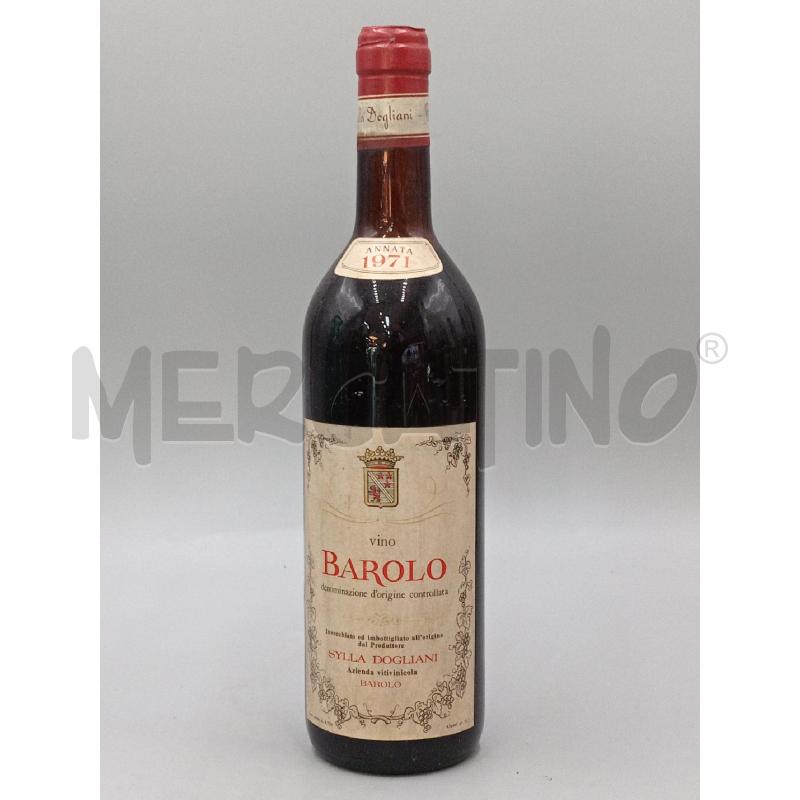 VINO BAROLO SYLLA DOGLIAN I 1971 | Mercatino dell'Usato Moncalieri bengasi 1