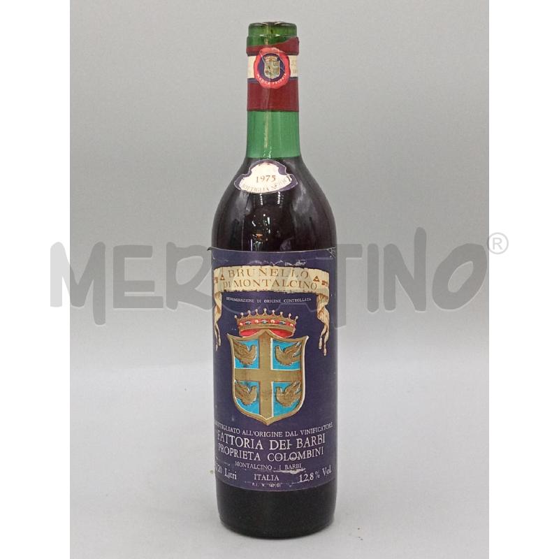 VINO BRUNELLO DI MONTALCINO DOCG BARBI 1975 | Mercatino dell'Usato Moncalieri bengasi 1