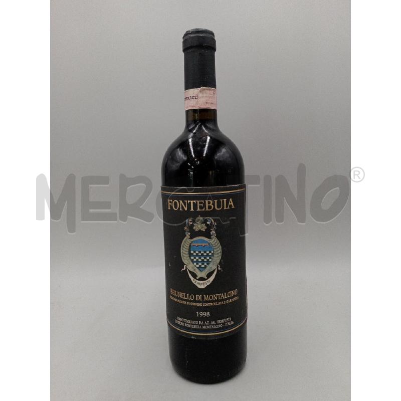 VINO BRUNELLO DI MONTALCINO FONTEBUIA 1998 | Mercatino dell'Usato Moncalieri bengasi 1