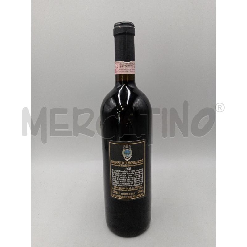 VINO BRUNELLO DI MONTALCINO FONTEBUIA 1998 | Mercatino dell'Usato Moncalieri bengasi 2