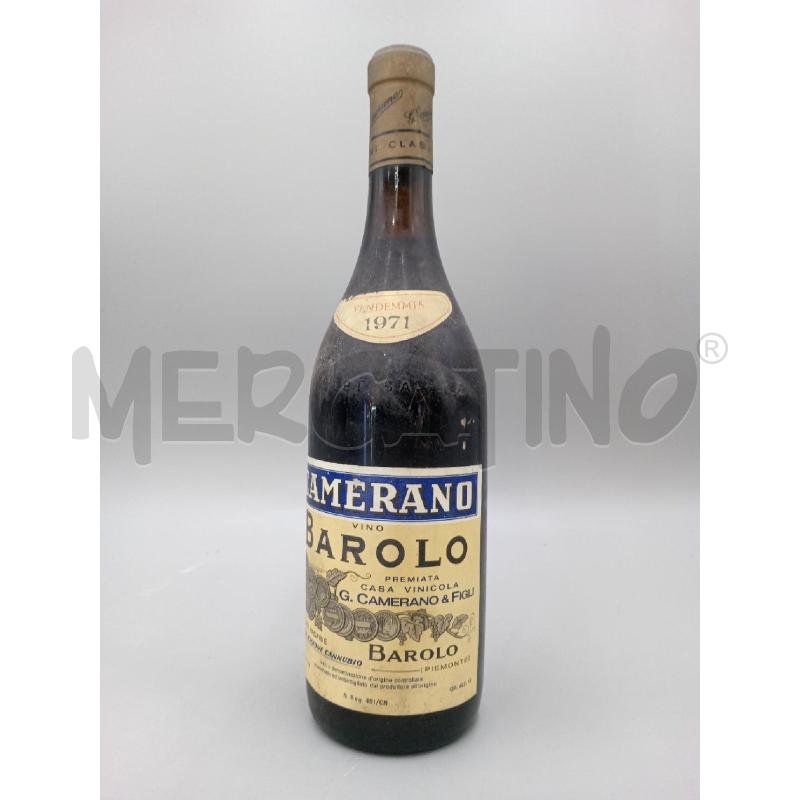 VINO CAMERANO 1971 BAROLO DOCG  | Mercatino dell'Usato Moncalieri bengasi 1