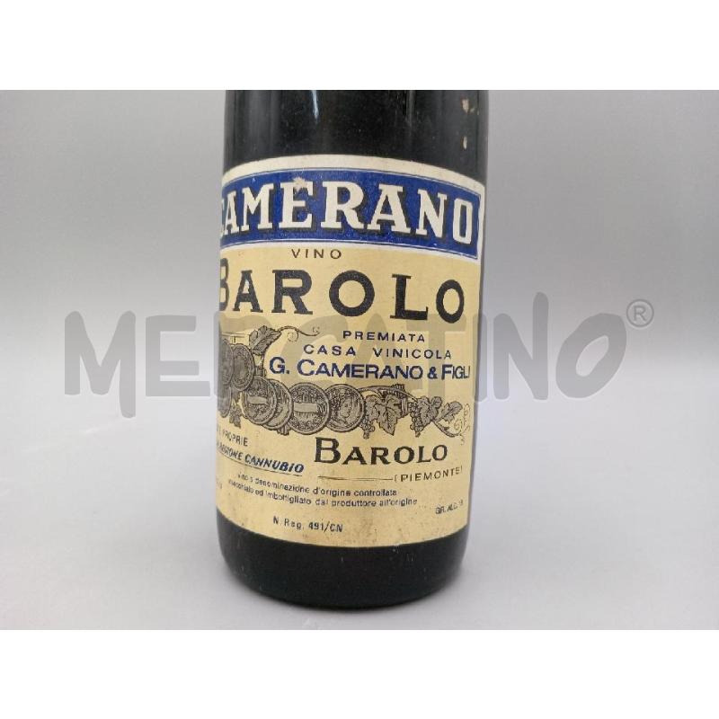 VINO CAMERANO 1971 BAROLO DOCG  | Mercatino dell'Usato Moncalieri bengasi 4