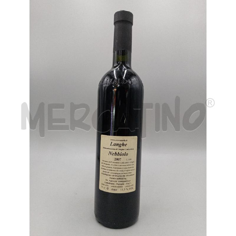 VINO DA ESPOSIZIONE LANGHE NEBBIOLO 2007 | Mercatino dell'Usato Moncalieri bengasi 2